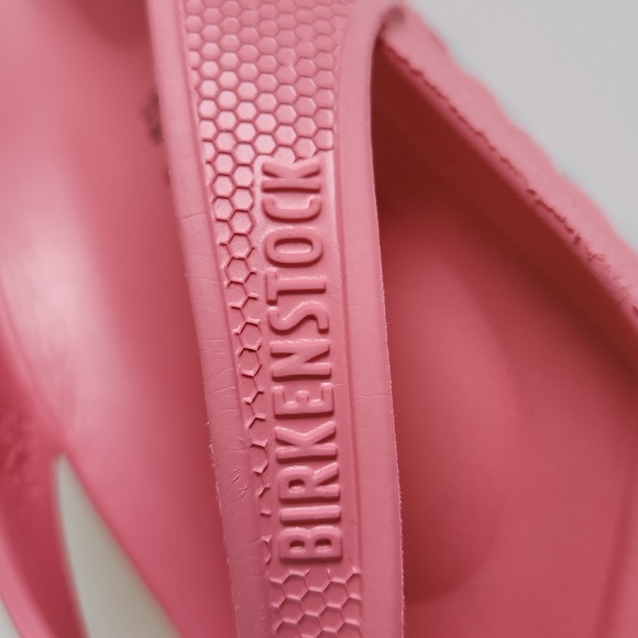 Birkenstock Honolulu EVA Flip Flop Sandals Medium Pink Coral Size 37 - Picture 11 of 13